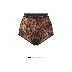 Dolce & Gabbana Gold and Black Panties Intimates